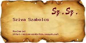 Sziva Szabolcs névjegykártya